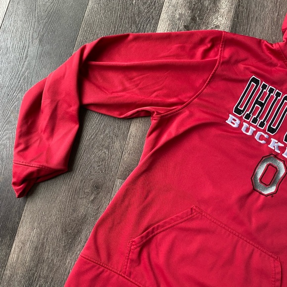 Ohio State University Hoodie Sweatshirt OSU Size Large Mens Embroidered - Picture 4 of 6